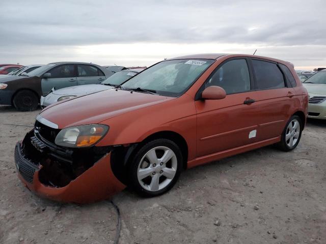 KIA SPECTRA5 5 2008 orange  gas KNAFE161085019340 photo #1