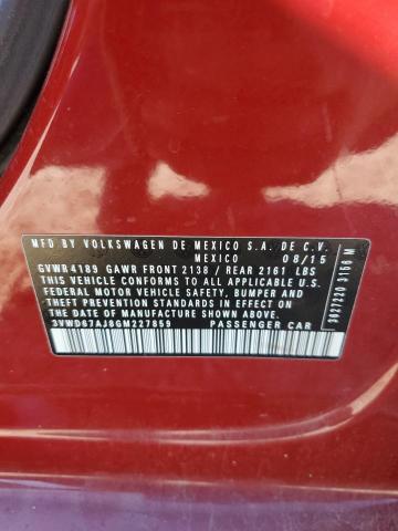2016 VOLKSWAGEN JETTA SE - 3VWD67AJ8GM227859
