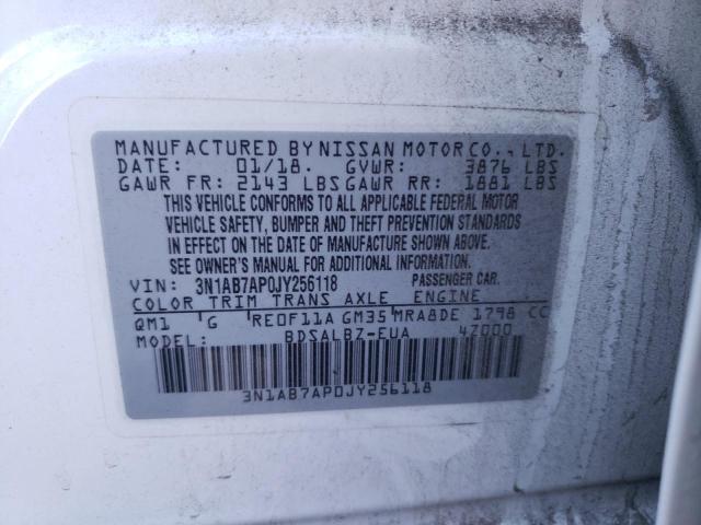 2018 NISSAN SENTRA S - 3N1AB7AP0JY256118