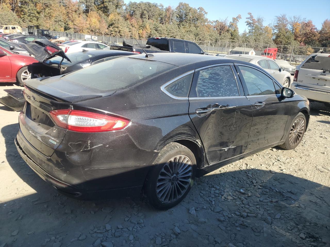 Lot #3023337245 2014 FORD FUSION TIT