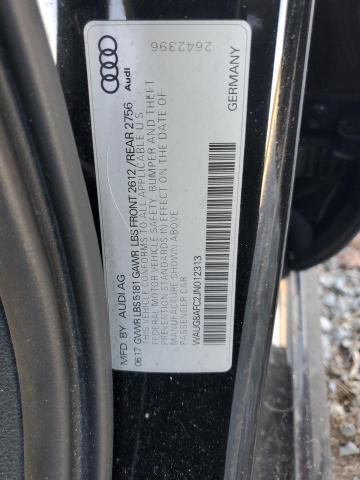 2018 AUDI A6 PREMIUM - WAUG8AFC2JN012313