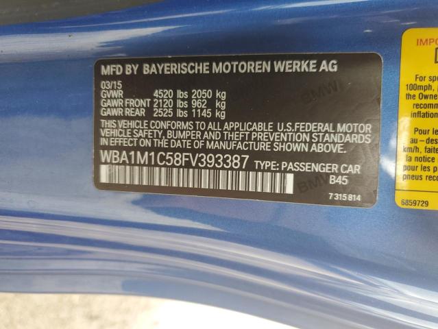 VIN WBA1M1C58FV393387 2015 BMW M2 no.13