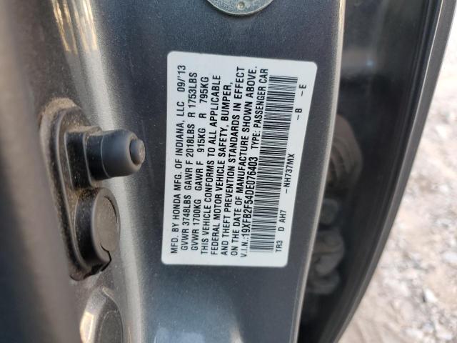 VIN 19XFB2F54DE076403 2013 Honda Civic, LX no.12