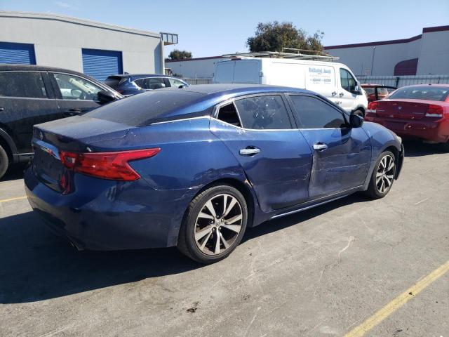 NISSAN MAXIMA 3.5 2017 blue sedan 4d gas 1N4AA6AP4HC364986 photo #4