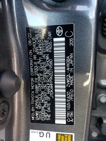 2022 TOYOTA PRIUS PRIM - JTDKAMFP9N3219580