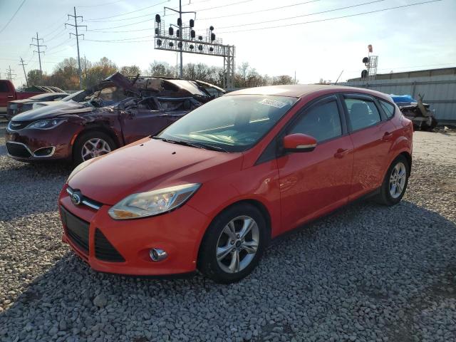 FORD FOCUS SE 2014 red  gas 1FADP3K23EL295216 photo #1