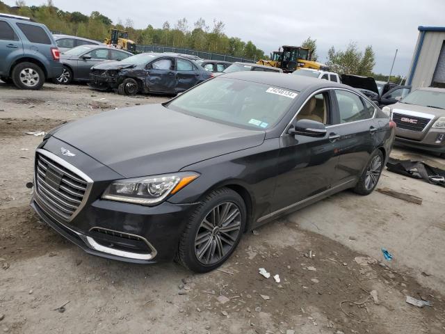 GENESIS G80 BASE 2019 black  gas KMTFN4JE9KU303126 photo #1