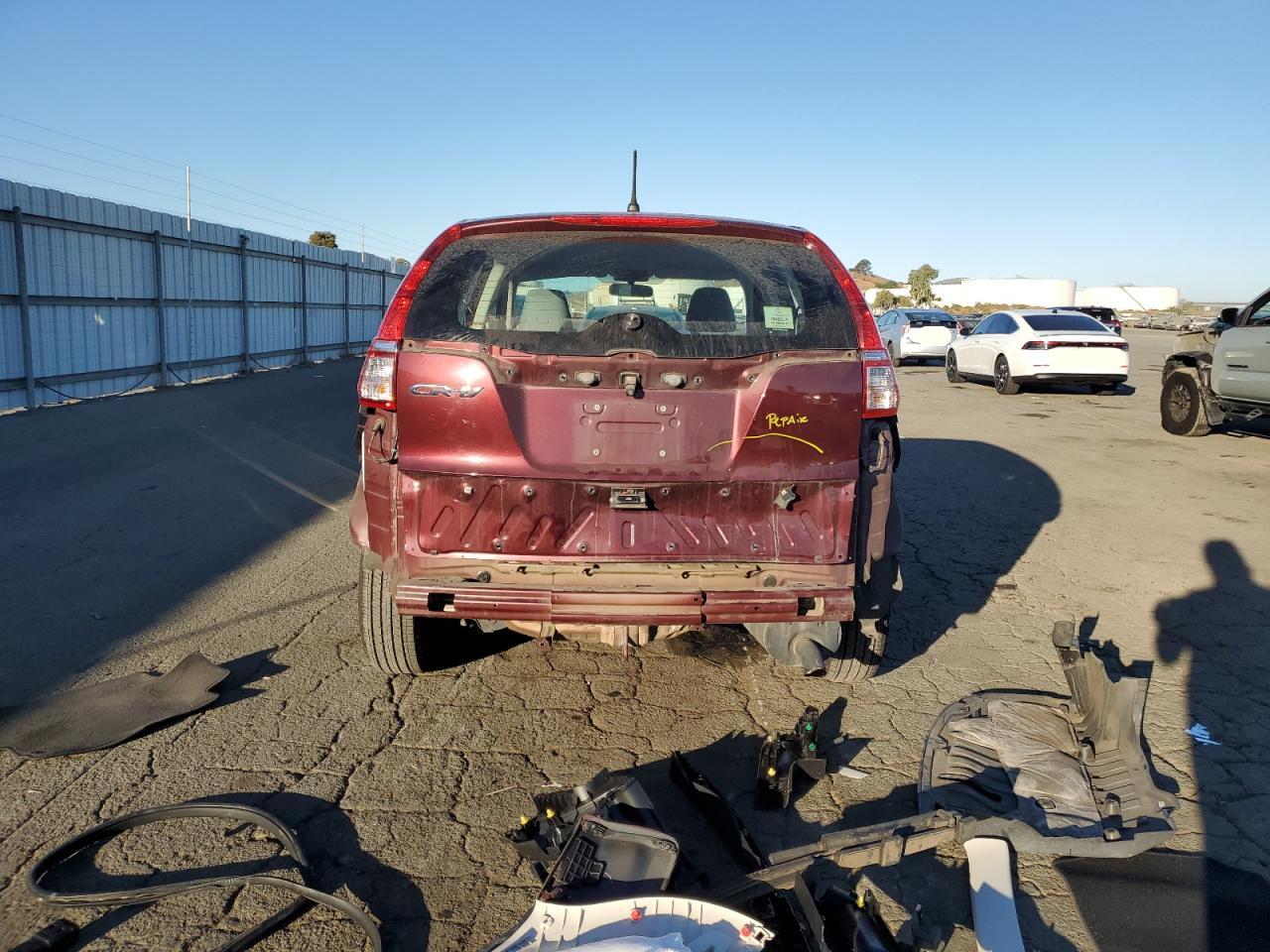 Lot #2976774767 2015 HONDA CR-V LX