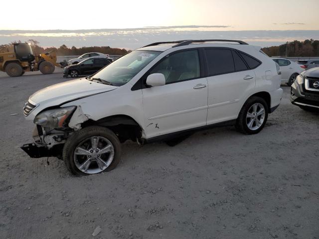 LEXUS RX 400H 2008 white 4dr spor hybrid engine JTJHW31U982061767 photo #1