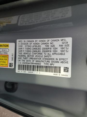 2024 HONDA CR-V EXL - 2HKRS4H78RH466902