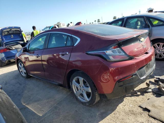 CHEVROLET VOLT LT 2017 maroon  hybrid engine 1G1RA6S56HU152054 photo #3