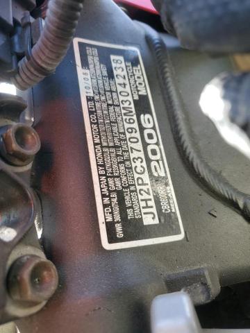 2006 HONDA CBR600 RR JH2PC37096M304238
