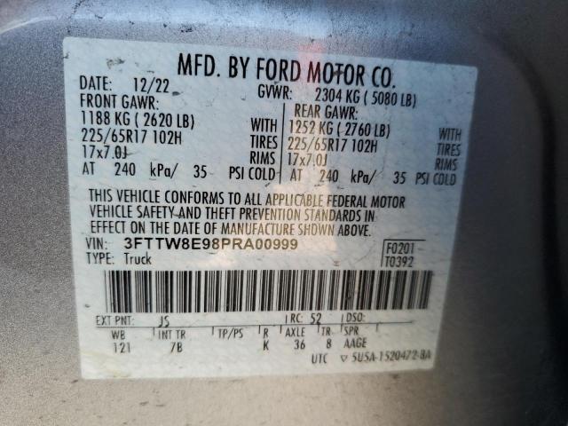2023 FORD MAVERICK X - 3FTTW8E98PRA00999