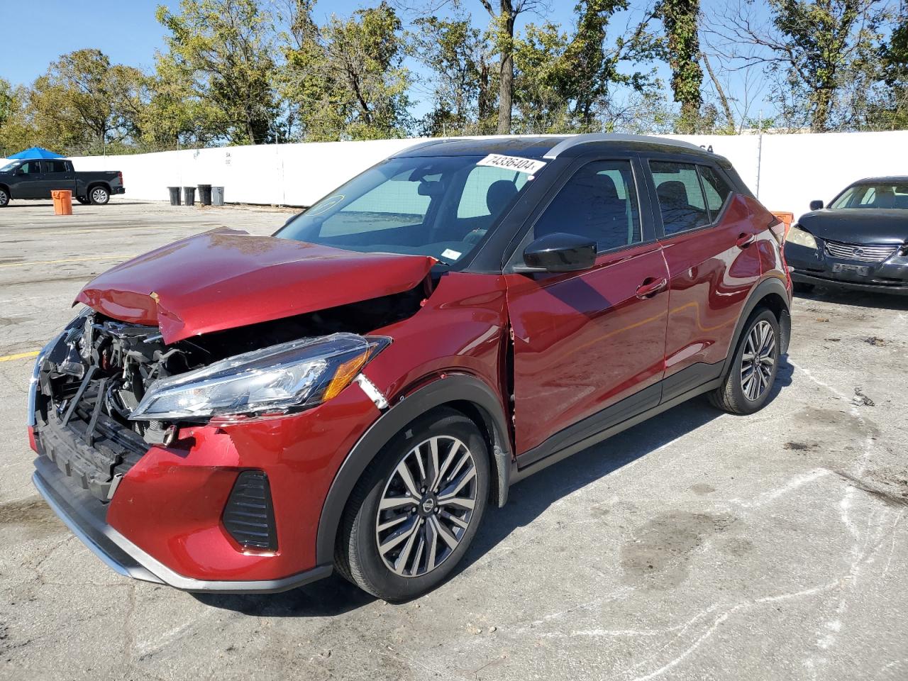 Lot #2965139904 2021 NISSAN KICKS SV