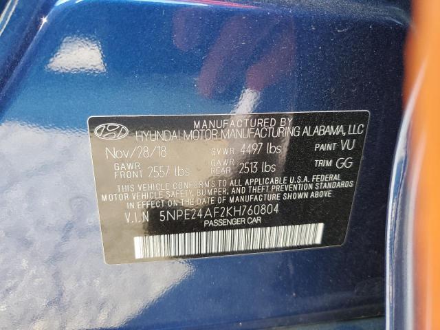 2019 HYUNDAI SONATA SE - 5NPE24AF2KH760804