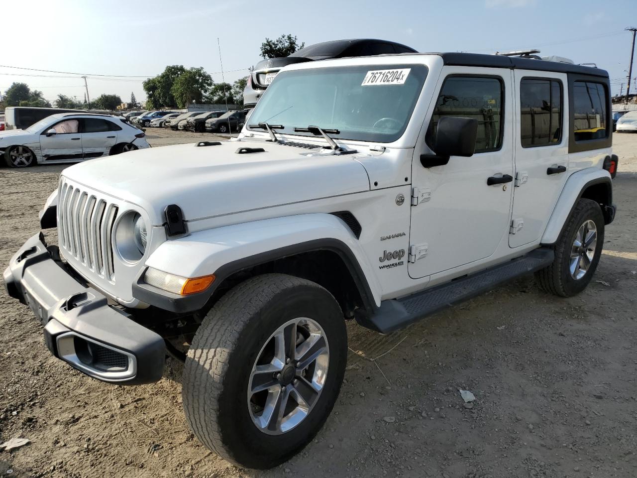 JEEP WRANGLER U 2021 white  gas 1C4HJXEN0MW626020 photo #1