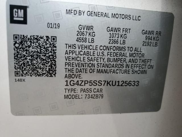 2019 BUICK LACROSSE E - 1G4ZP5SS7KU125633