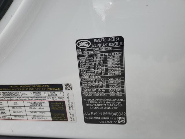 2023 LAND ROVER RANGE ROVE - SALKP9FU5PA040042