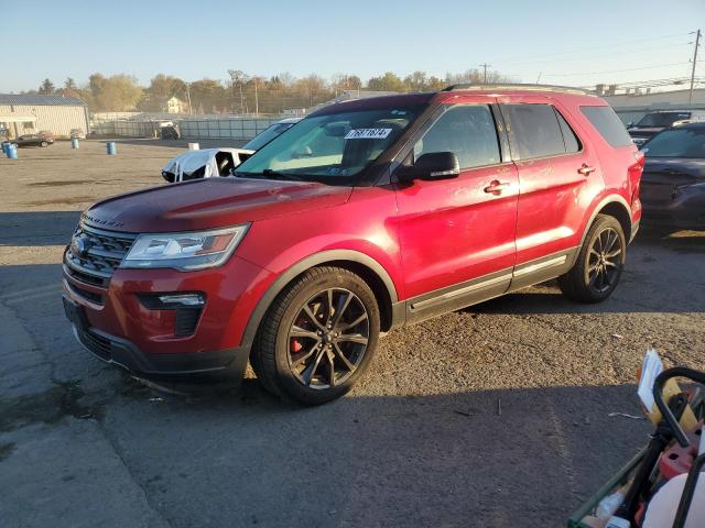 FORD EXPLORER X 2018 red  gas 1FM5K8D86JGA61971 photo #1