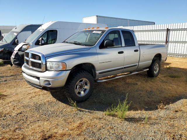 DODGE RAM 3500 S 2005 silver crew pic diesel 3D7LS38C65G765276 photo #1