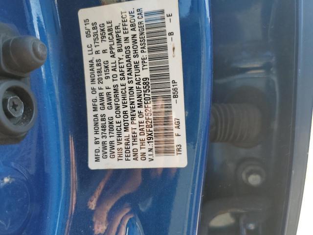 VIN 19XFB2F52FE075589 2015 Honda Civic, LX no.13