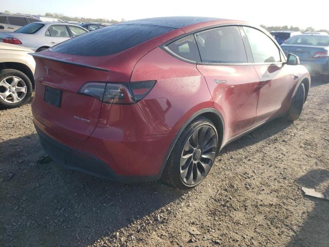 TESLA MODEL Y 2023 red  electric 7SAYGDEF2PF585925 photo #4