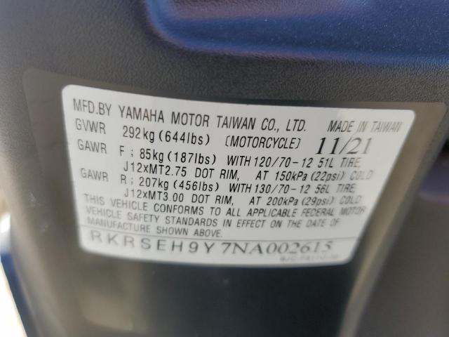 2022 YAMAHA YW125 RKRSEH9Y7NA002615