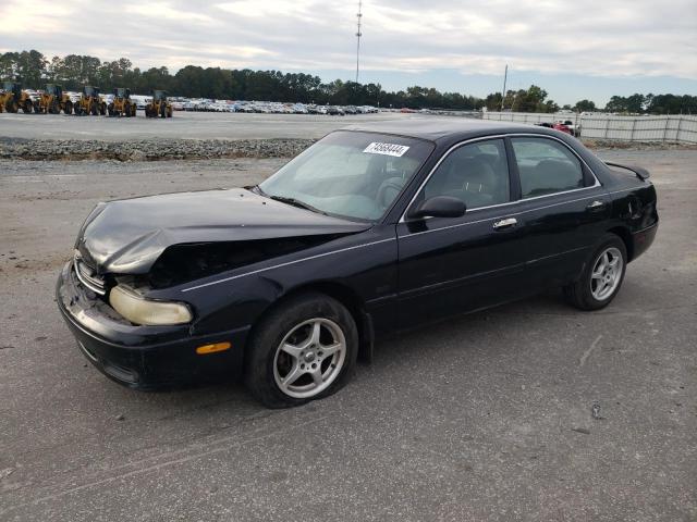 MAZDA 626 DX 1996 black  gas 1YVGE22C2T5585359 photo #1