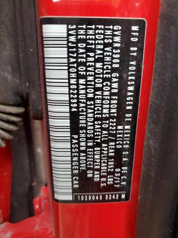 2017 VOLKSWAGEN BEETLE SE 3VWJ17AT0HM622994