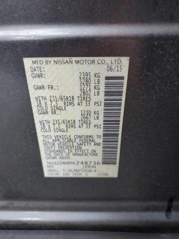 2015 NISSAN MURANO S - 5N1AZ2MH8FN248736