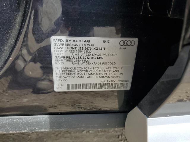 2018 AUDI Q5 PREMIUM - WA1BNAFY1J2081846
