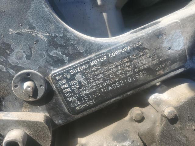 2006 SUZUKI GSX-R750 K - JS1GR7KA062102988