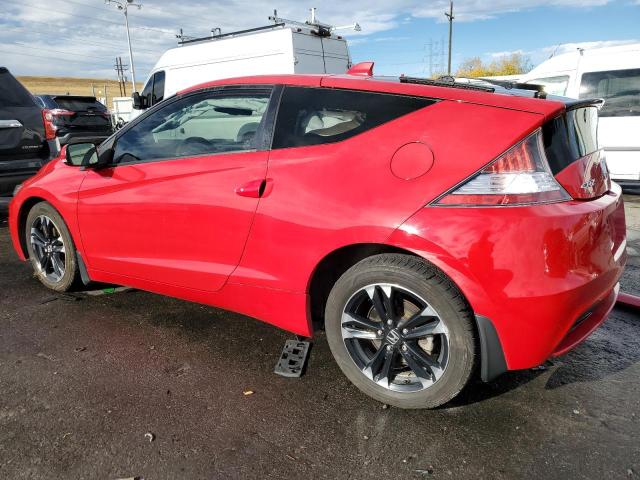 HONDA CR-Z 2015 red  hybrid engine JHMZF1D40FS001315 photo #3