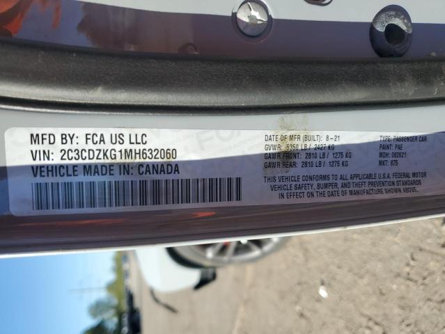 2021 DODGE CHALLENGER - 2C3CDZKG1MH632060