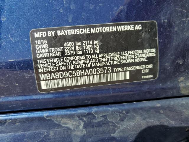 2017 BMW 330 XI - WBA8D9C58HA003573