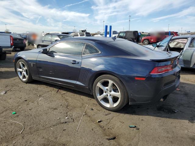 CHEVROLET CAMARO LT 2015 blue  gas 2G1FD1E38F9301498 photo #3