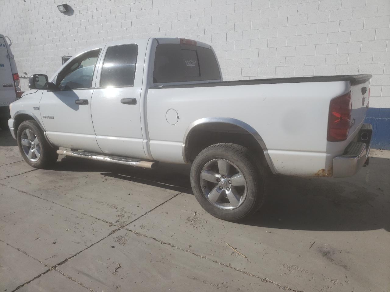 DODGE RAM 1500 S 2008 white crew pic gas 1D7HU18218S599158 photo #3