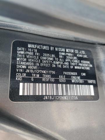2019 NISSAN ROGUE SPT JN1BJ1CP7KW211736