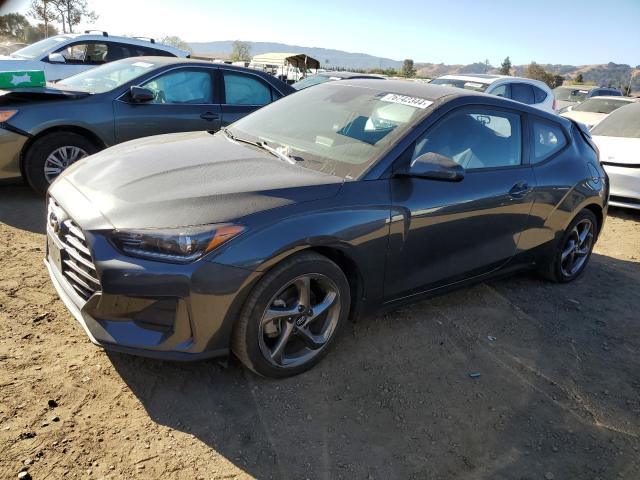 HYUNDAI VELOSTER B 2019 gray  gas KMHTG6AF2KU018618 photo #1