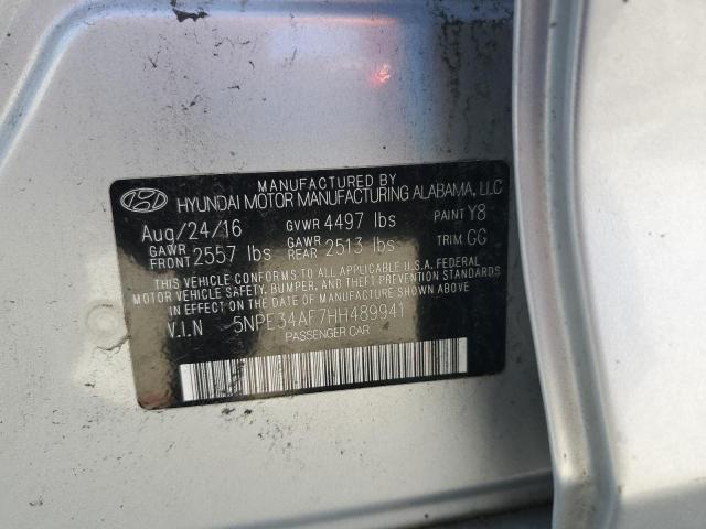 2017 HYUNDAI SONATA SPO - 5NPE34AF7HH489941
