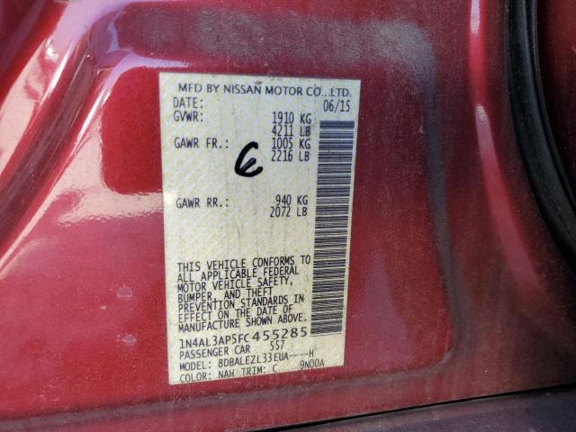2015 NISSAN ALTIMA 2.5 - 1N4AL3AP5FC455285