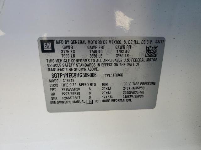 2017 GMC SIERRA C15 - 3GTP1NEC9HG369006