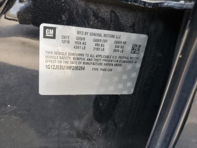 2017 CHEVROLET MALIBU HYB - 1G1ZJ5SU1HF206284