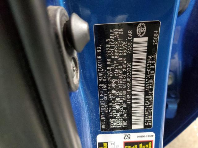 2018 TOYOTA CAMRY L - 4T1B11HK6JU020308