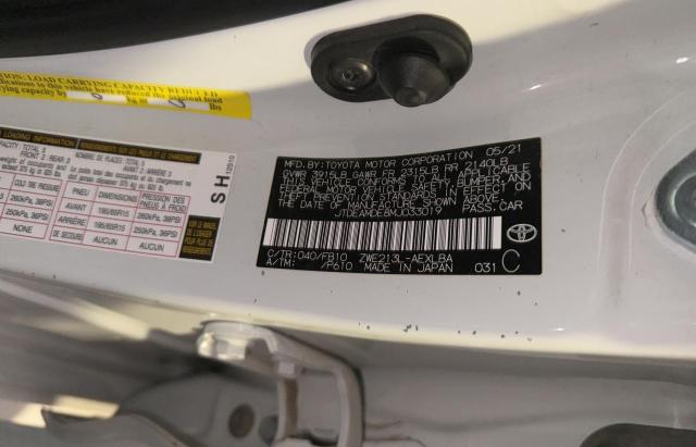 2021 TOYOTA COROLLA LE - JTDEAMDE8MJ033019