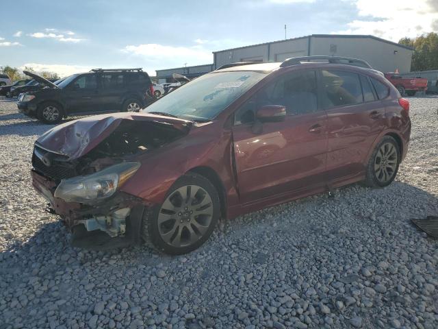 SUBARU IMPREZA SP 2016 red  gas JF1GPAP68G9222842 photo #1