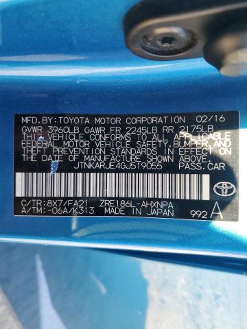 2016 TOYOTA SCION IM - JTNKARJE4GJ519055