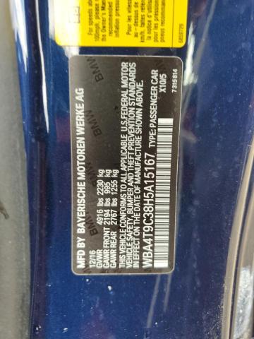 VIN WBA4T9C38H5A15167 2017 BMW 4 Series, 440I no.13