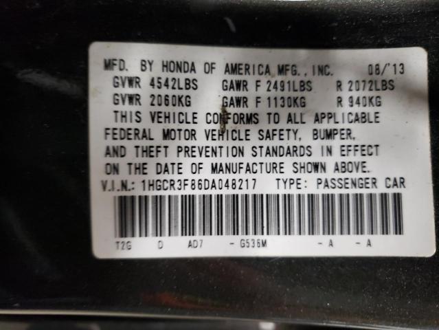 VIN 1HGCR3F86DA048217 2013 Honda Accord, Exl no.13