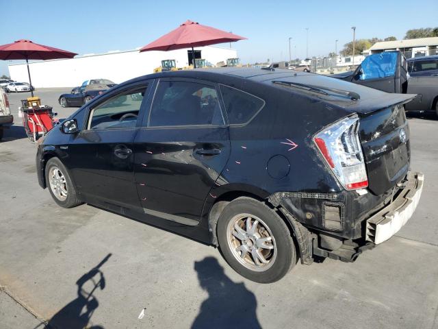 TOYOTA PRIUS 2011 black  hybrid engine JTDKN3DU2B5326283 photo #3